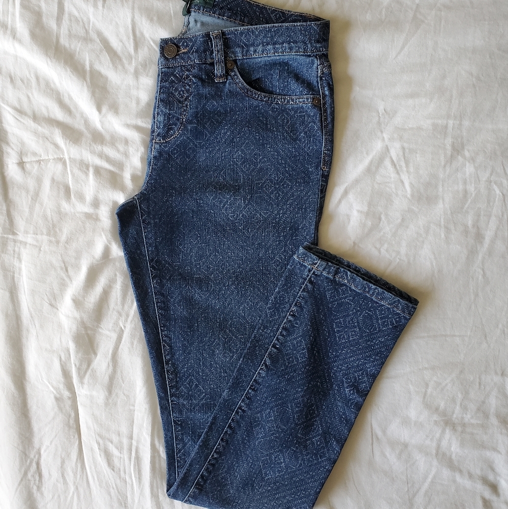 Lauren Jeans Vintage Multi Print, Size 4